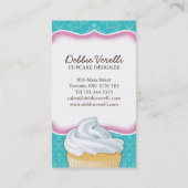 Wunderliche Kuchen-Visitenkarten Visitenkarte (Rückseite)