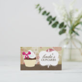 Wunderliche Kuchen-Visitenkarten Visitenkarte (Stehend Vorderseite)