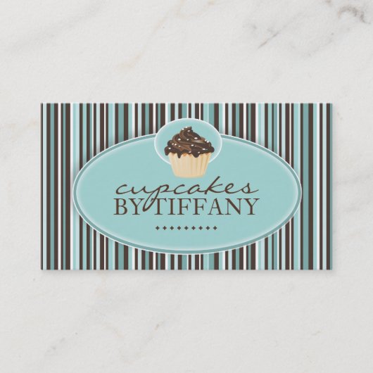 Wunderliche Kuchen-Visitenkarten Visitenkarte (Vorderseite)