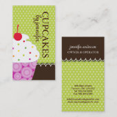 Wunderliche Kuchen-Visitenkarten Visitenkarte (Vorne/Hinten)