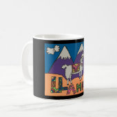 Wunderliche Lama-Tasse Kaffeetasse (Vorderseite Links)