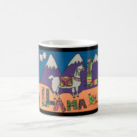 Wunderliche Lama-Tasse