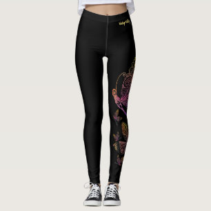 Wunderliche Libellen-Leggings Leggings