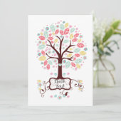 Wunderliche niedliche dankeskarte (Stehend Vorderseite)