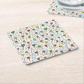 Wunderliche PapierUntersetzer Rechteckiger Pappuntersetzer (angewinkelt)