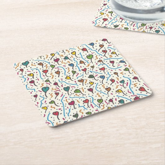 Wunderliche PapierUntersetzer Rechteckiger Pappuntersetzer (angewinkelt)