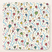 Wunderliche PapierUntersetzer Rechteckiger Pappuntersetzer (Vorderseite)