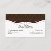 Wunderliche Plätzchen-Bäckerei Visitenkarte (Rückseite)