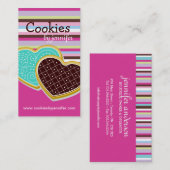 Wunderliche Plätzchen-Visitenkarten Visitenkarte (Vorne/Hinten)