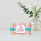 Wunderliche Plätzchen-Visitenkarten Visitenkarte (Stehend Vorderseite)