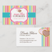Wunderliche Plätzchen-Visitenkarten Visitenkarte (Vorne/Hinten)