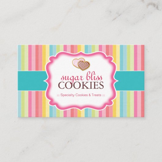 Wunderliche Plätzchen-Visitenkarten Visitenkarte (Vorderseite)