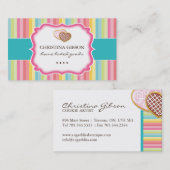 Wunderliche Plätzchen-Visitenkarten Visitenkarte (Vorne/Hinten)