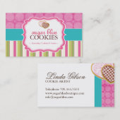 Wunderliche Plätzchen-Visitenkarten Visitenkarte (Vorne/Hinten)