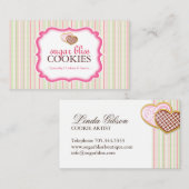 Wunderliche Plätzchen-Visitenkarten Visitenkarte (Vorne/Hinten)