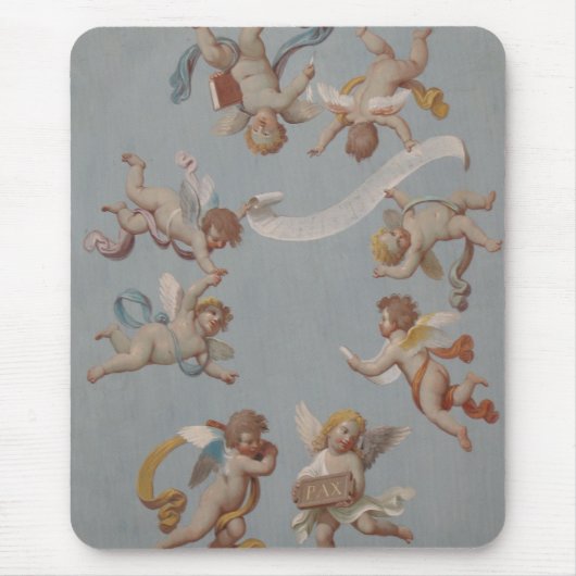 Wunderliche Renaissance-Engel-Engel Mousepad (Vorne)