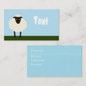 Wunderliche Schaf-Visitenkarte Visitenkarte (Vorne/Hinten)