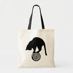 Wunderliche schwarze Katzen-Taschen-Tasche Tragetasche