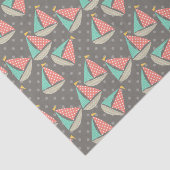 Wunderliche Segelboote Seidenpapier (Ausschnitt)