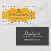 Wunderliche Shoppe-Visitenkarten Visitenkarte (Vorne/Hinten)