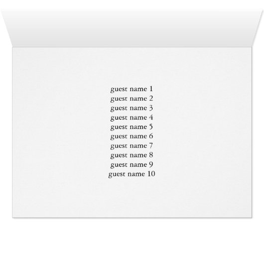 Wunderliche Strand-Hochzeits-Tischnummer-Karten (Innenansicht Horizontal (Unten))