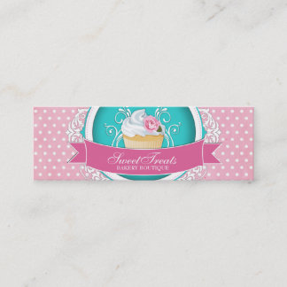 Wunderliche und elegante Kuchen-Bäckerei-Umbauten Mini Visitenkarte