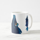 Wunderliche und entzückende Fisch-Grafik in den Kaffeetasse (VorderseiteRechts)