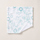 Wunderliche und entzückende Seepferd-Grafik Badhandtuch Set (Waschlappen)