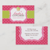 Wunderliche und niedliche Kuchen-Geschäfts-Karten Visitenkarte (Vorne/Hinten)