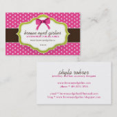 Wunderliche Visitenkarte (Vorne/Hinten)