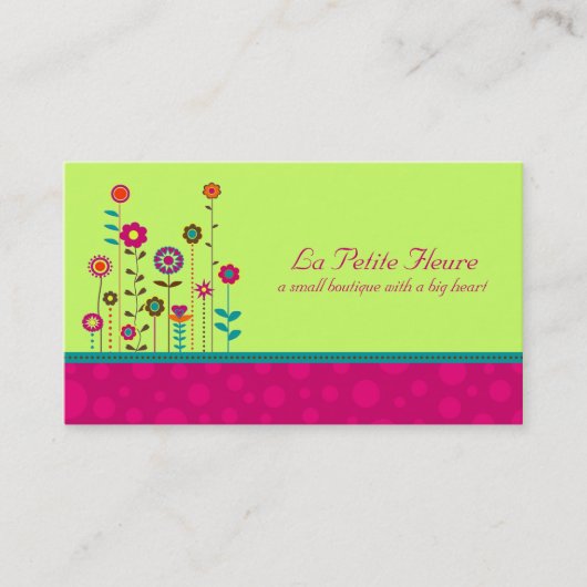 Wunderliche Visitenkarten Visitenkarte (Vorderseite)