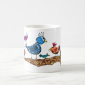 Wunderliche Vogel-Tasse Kaffeetasse (Mittel)