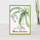 WUNDERLICHE Weihnachtskarte Feiertagskarte (Vorderseite)