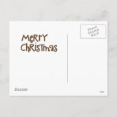 Wunderliche Weihnachtskarte Feiertagspostkarte (Rückseite)