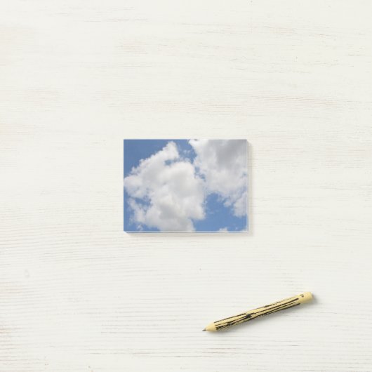Wunderliche Wolken-Anmerkungen Post-it Klebezettel (Auf Schreibtisch)