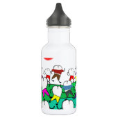 Wunderliche zahnmedizinische Zahn-Kunst Edelstahlflasche (Links)