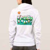 Wunderliche zahnmedizinische Zahn-Kunst-Geschenke Hoodie (Rückseite)