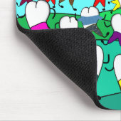 Wunderliche zahnmedizinische Zahn-Kunst-Geschenke Mousepad (Ecke)