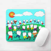 Wunderliche zahnmedizinische Zahn-Kunst-Geschenke Mousepad (Mit Mouse)