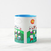 Wunderliche zahnmedizinische Zahn-Kunst-Geschenke Tasse (Zentrum)