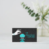 Wunderliche Zebra-Kuchen-Bäckerei Visitenkarte (Stehend Vorderseite)