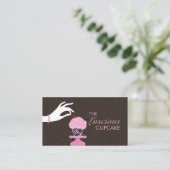 Wunderliche Zebra-Kuchen-Bäckerei-Visitenkarten Visitenkarte (Stehend Vorderseite)