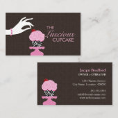Wunderliche Zebra-Kuchen-Bäckerei-Visitenkarten Visitenkarte (Vorne/Hinten)