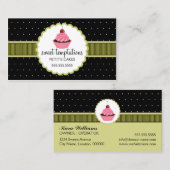 Wunderlicher Bäckerei-kleiner Kuchen Visitenkarte (Vorne/Hinten)