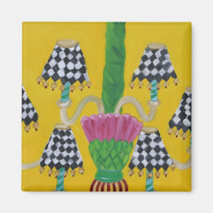 Wunderlicher Distel-Leuchter-Magnet Magnet