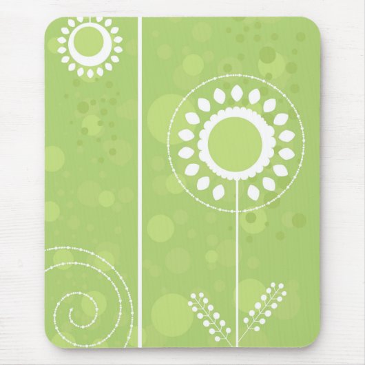 Wunderlicher Garten Mousepad (Vorne)