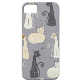 Wunderlicher Katzen iPhone 5 Fall Case-Mate iPhone Hülle