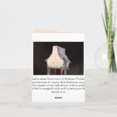 Wunderlicher kleiner Birdhouse Karte (Rückseite)