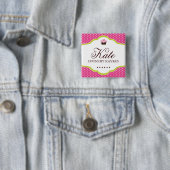 WUNDERLICHER KUCHEN-NAMENSSCHILD BUTTON (Beispiel)