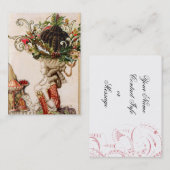 Wunderlicher Marie Antoinette ließ sie Pudding Visitenkarte (Vorne/Hinten)